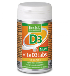 VitaD3tabs NEW - vitamín D pro kosti, svaly, zuby